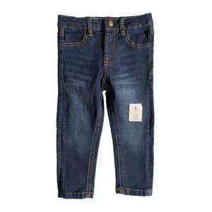 7 For All Mankind Stretch Dark Wash Skinny Jeans Size 2T